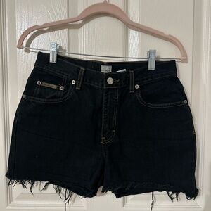 Calvin Klein Jeans Black Denim Shorts